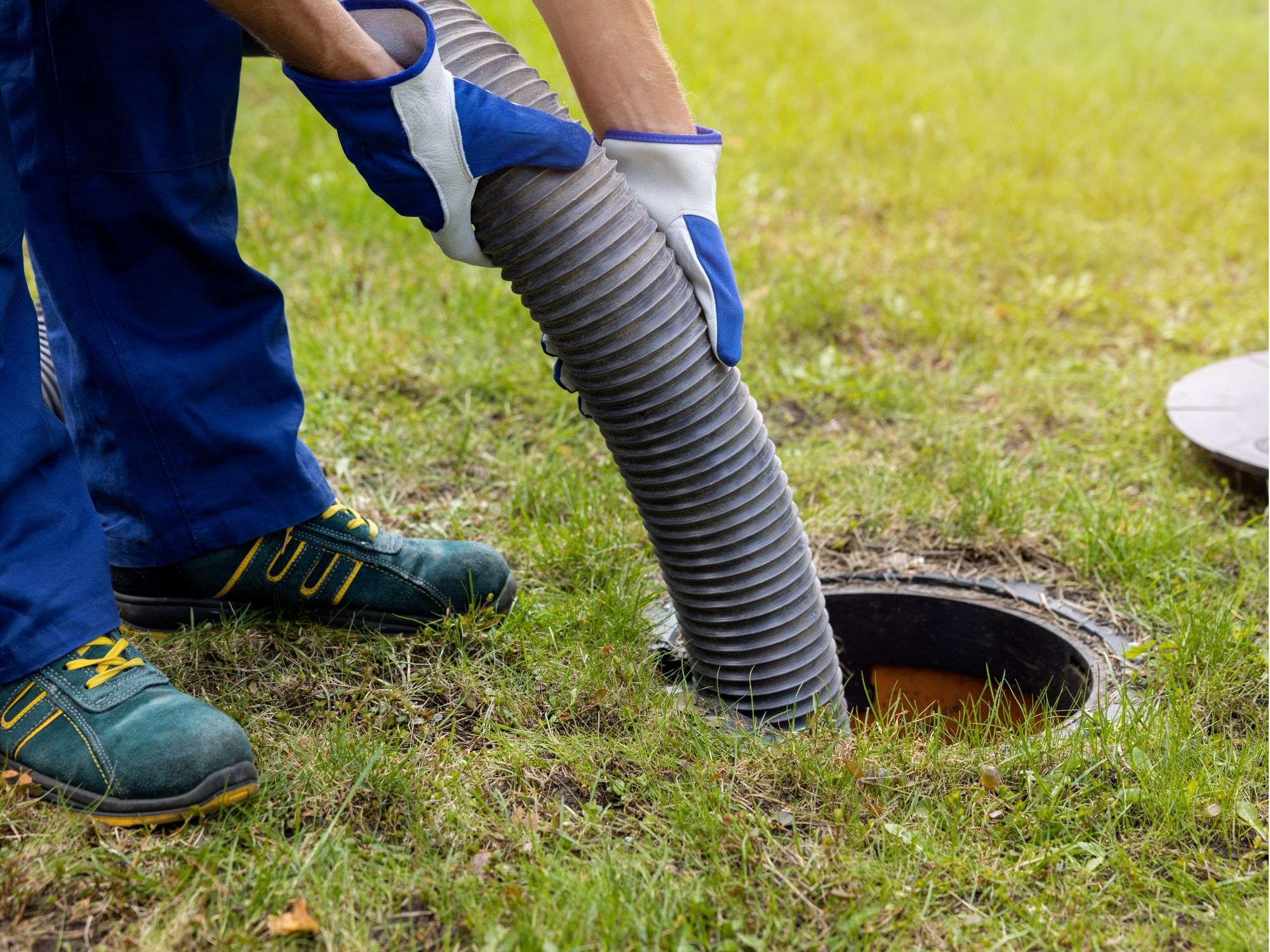 Sewer line plumbing service